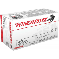 Winchester Ammo USA 40 S&W 165 Gr FMJ 100rds