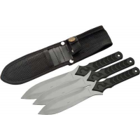 SZCO RITE EDGE 10 DRAGON THROWING KNIFE 3PC SET W/SHTH