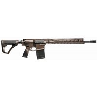 Daniel Defense 0215815060047 DD5 V4 Gen II 7.62x51mm NATO 18 20+1 Mil-Spec Brown Cerakote Black 6 Position w/SoftTouch Overmolding Stock Black Polymer Grip