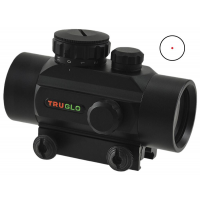 Truglo TG8030P Traditional 1x 30mm Obj 5 MOA Red Dot Black Matte CR2032 Lithium (Clam Package)