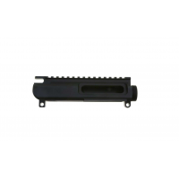 Wraithworks Billet Slick Side AR-15 Upper Receiver - Black | No Forward Assist or Brass Deflector