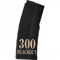 BLACK RAIN LASER ETCHED MAGAZINES 30RD 300 BLACKOUT