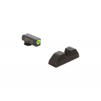 AMERIGLO UC NIGHT SIGHT SET GLOCK GEN5 9/40 GREEN FRONT BLACK UNOTCH REAR