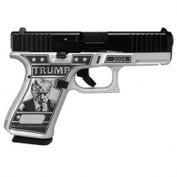 Glock 43x Custom Trump Mug Shot Subcompact Handgun 9mm Luger 10rd Magazines (2) 3.41 Barrel Austria