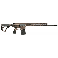 Daniel Defense 0216581690047 DD5 V5 Gen II 6.5 Creedmoor 20 20+1 Mil-Spec Brown Cerakote 6 Position w/SoftTouch Overmolding Stock MLOK