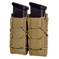 High Speed Gear 24PT02CB TACO Gen 2 Double Pistol Coyote Brown Nylon MOLLE Compatible w/ Pistol