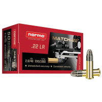 NORMA 2425076 22LR 40GR LRN MATCH 50/100