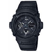 GSHOCK AW591BB-1A PREMIER 200M WR WIRLD BLK