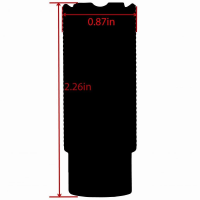 TacFire MZ10203B Linear  308 Win Compensator 5/8-24 tpi Black Nitride Steel