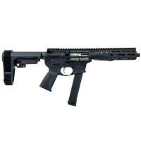 LWRC IC-9 AR Pistol - Black | 9mm | 8.5 Threaded Barrel | SBA3 Brace | Accepts Glock Mags