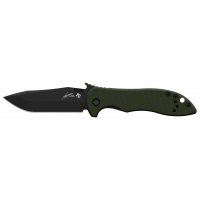 Kershaw 6074OLBLK CQC 5K 3 Drop Point Plain Black Oxide 8Cr14MoV SS G10 Olive Drab Handle Folding