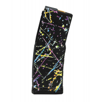 AMEND2 MOD 3 5.56MM 30RD AR15 BLACK NEON SPLATTER POLYMER MAGAZINE ( 50 PER CASE )