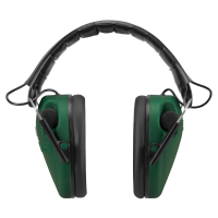 Caldwell 487557 E-Max Electronic Low Profile 23 dB Over the Head Green Ear Cups w/Black Band