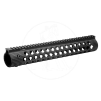 Troy STRXAL113BT1 Alpha AR-15 Rail No Sight 13 Aluminum Black