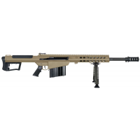 BARRETT M107A1 SEMI AUTO RIFLE .50 BMG 20 FLUTED 1:15 10RD STEEL FLAT DARK EARTH