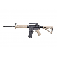 Bushmaster M4 Patrolman's MOE AR15 Rifle - FDE | 5.56NATO | 16 Barrel | Magpul MOE Furniture w/ Detachable Carry Handle | A2 Birdcage flash hider