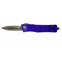 Microtech Troodon D/E Bronze Standard Blade Purple Handle Knife