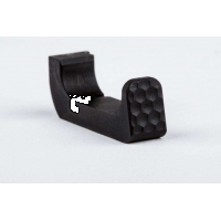 ZEV MRSM4G Extended Mag Release  for Glock 17 Gen4 Black Hardcoat Anodized 6061-T6 Aluminum