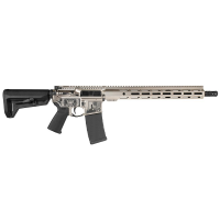 Shark Coast Trump Fight 5.56mm 30rd  Barrel Custom Silver Cerakote Rifle