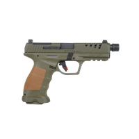 SAR SAR9 SOCOM HGA 9MM 5.2 IN THREADED BBL OPTIC READY 3 DOT NIGHT SIGHTS OD GREEN 2/10RD MAG