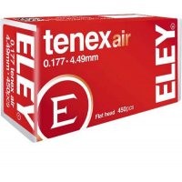 ELEY TENEX AIR PELLETS .177 4.49MM 8.2 GRAINS 450-PACK