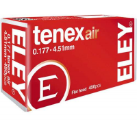 ELEY TENEX AIR PELLETS .177 4.51MM 8.2 GRAINS 450-PACK