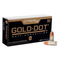 Speer - Gold Dot - Law Enforcement - 9mm - 124 Grain - Jacketed Hollow Point - 53618 - 50rd Box