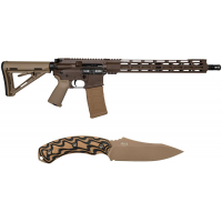 Diamondback DB175AK131 DB15  Sports South Exclusive 5.56 NATO 30rd 16 Black Nitride 7075-T6 Aluminum Receiver 15 M-LOK Handguard Brown Flat Dark Earth Magpul Grip