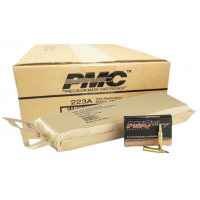 PMC 223ABP Battle Pack  223 Rem 55 gr Full Metal Jacket Boat Tail FMJBT 1000rd Case (5x200rd BattlePacks)