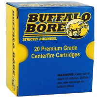 Buffalo Bore Ammunition 10A/20 Pistol  32 S&W Long 115 gr Hard Cast Flat Nose (HCFN) 20 Bx/ 12 Cs