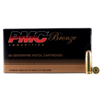 PMC 38SA Bronze 38 Super +P 130 gr Full Metal Jacket (FMJ) 50 Bx/ 20 Cs