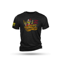 Nine Line Grinch Black Triblend T-Shirt/ Medium