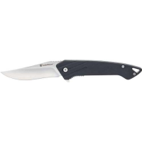 S&W KNIFE BLACK OPS RECURVE FOLDER 3 SS/BLACK DROP POINT