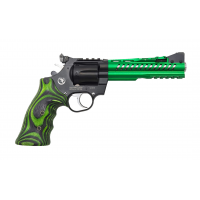 Korth Super Sport GTA, .357mag/9mm, 6 Barrel, 6rd Cylinder, Black/Green, Revolver