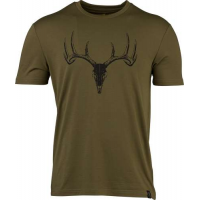 BROWNING SS PERF CAMP SHIRT WHITETAIL LOGO GREEN X-LARGE*