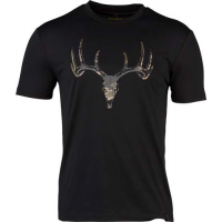 BROWNING SS PERF CAMP SHIRT WHITETAIL LOGO BLACK LARGE*