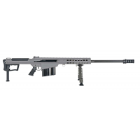 Barrett M107A1, .50 BMG, 29 Barrel, 10+1, Tungsten Gray Cerakote Finish, Sorbothane Recoil Pad, Black Polymer Grip, Rifle