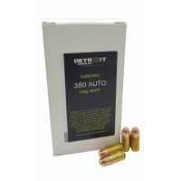 Detroit Ammunition Subsonic 380 AUTO 100 Gr Round Nose 50rds