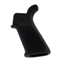 Hogue 15030 Rubber Grip Beavertail without Finger Groves AR-15 Textured Black