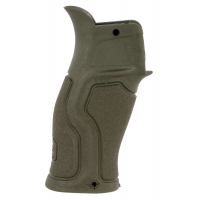 FAB Defense FX-GRADUSG Gradus  Pistol Grip AR-15 OD Green Polymer w/Rubber Overmold