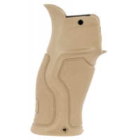 FAB Defense FX-GRADUST Gradus  Pistol Grip AR-15 Flat Dark Earth Polymer w/Rubber Overmold