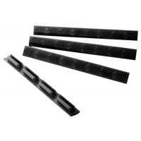 Ergo 4332BK M-Lok WedgeLok Slot Cover Mossberg Textured Black Rubber 4 Per Pack