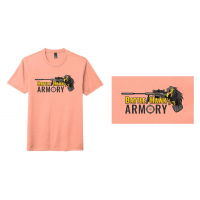 The District Tri-Blend BattleHawk Armory T-Shirt - Peach - XL