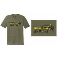 The District Tri-Blend BattleHawk Armory T-Shirt - Military Green - 4XL