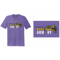 The District Tri-Blend BattleHawk Armory T-Shirt - Purple - XS