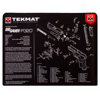 TekMat TEKR20SIGP320 Ultra Premium Cleaning Mat  Sig P320 Parts Diagram 15 x 20