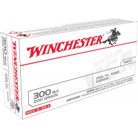 Winchester Ammo USA 300 BLK 200 Gr SUBSONIC Open Tip Range 20rds