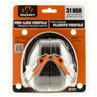 Walkers GWPFPM1BKO Pro Low Profile Polymer 22 dB O...