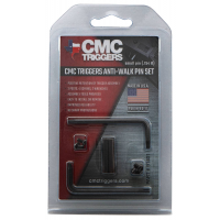 CMC Triggers 91401 Anti-Walk Pin Set  Small Black Anodized Steel AR15