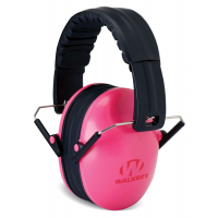 Walkers GWPFKDMPK Passive Baby & Kids Folding Polymer 22 dB Over the Head Pink Ear Cups w/Black Band